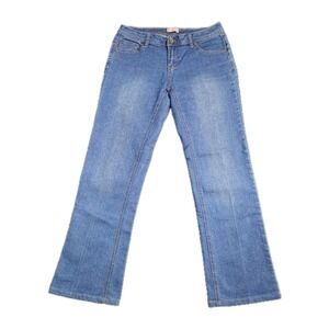 NRJ Bootcut Jeans Womens Size 4 Average Light Wash Denim Mid Rise Casual Relaxed